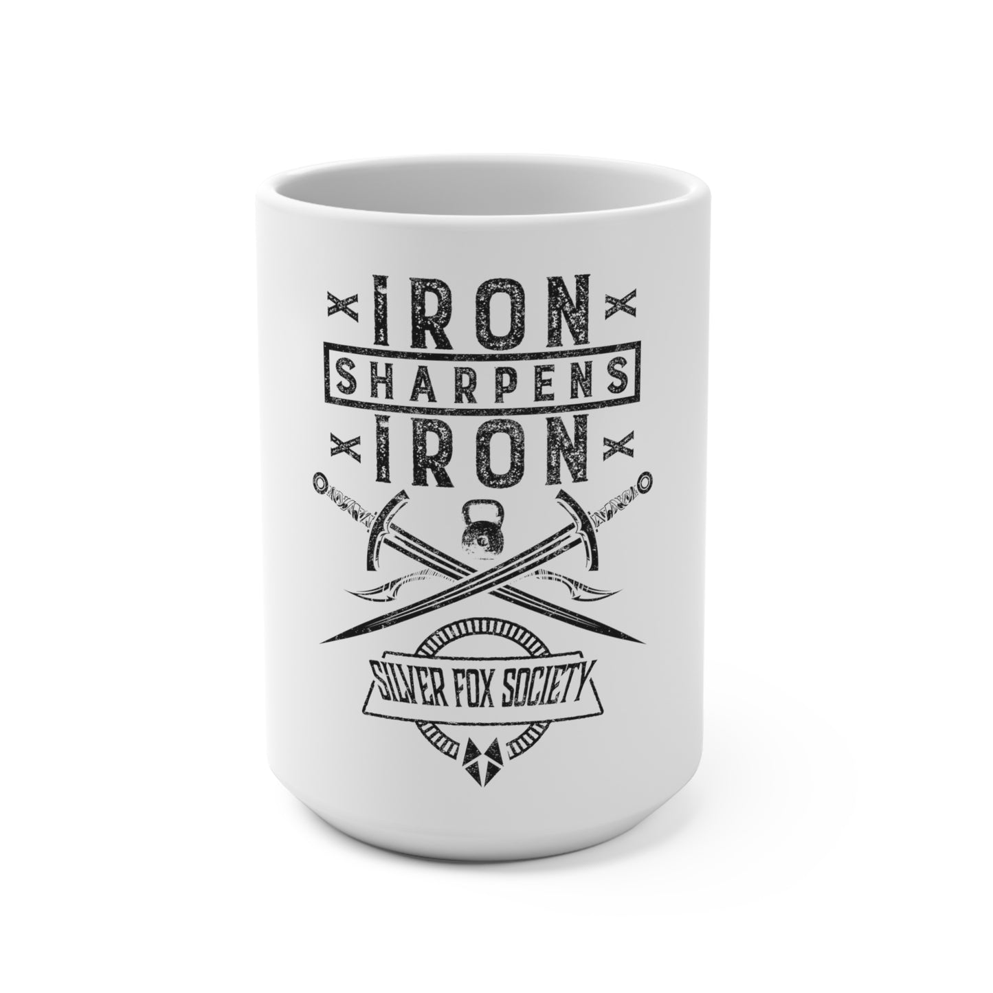 Iron Sharpens Iron White Coffee Mug 15oz